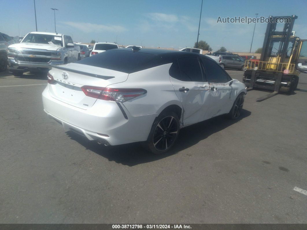 2019 Toyota Camry Xse V6 White vin: 4T1BZ1HKXKU021925