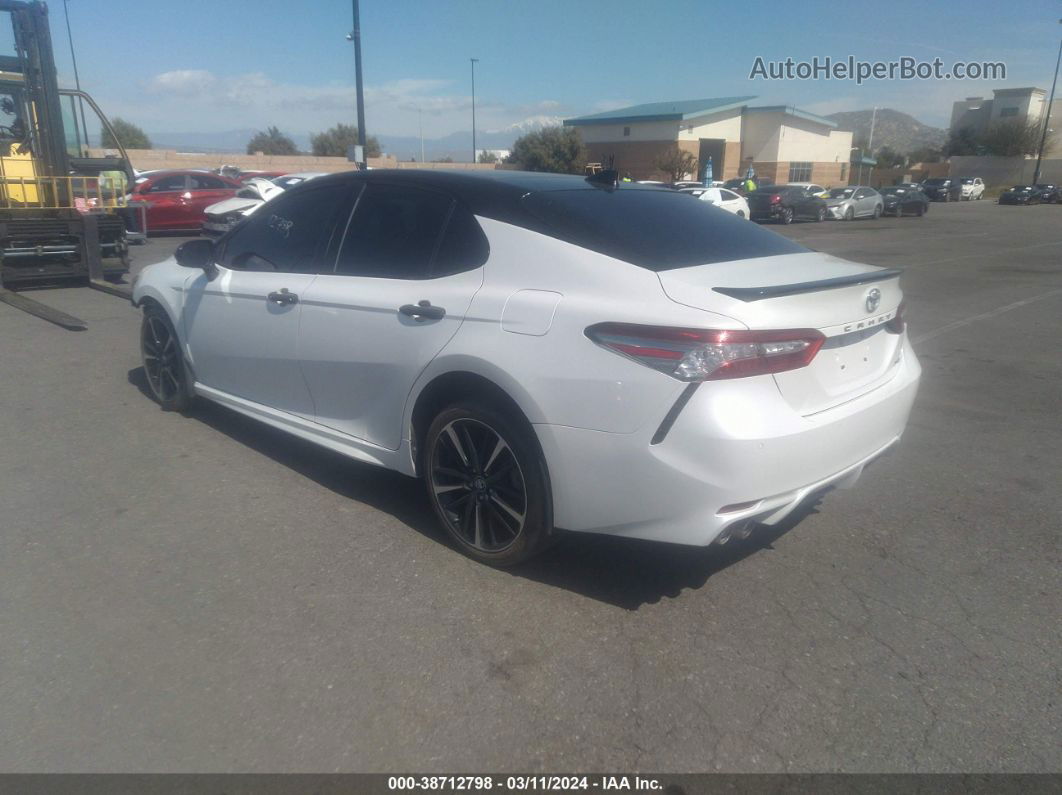 2019 Toyota Camry Xse V6 White vin: 4T1BZ1HKXKU021925