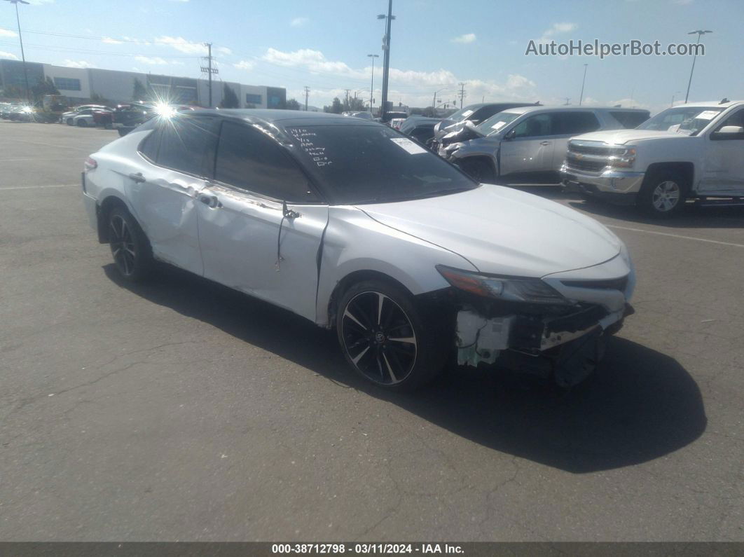 2019 Toyota Camry Xse V6 White vin: 4T1BZ1HKXKU021925