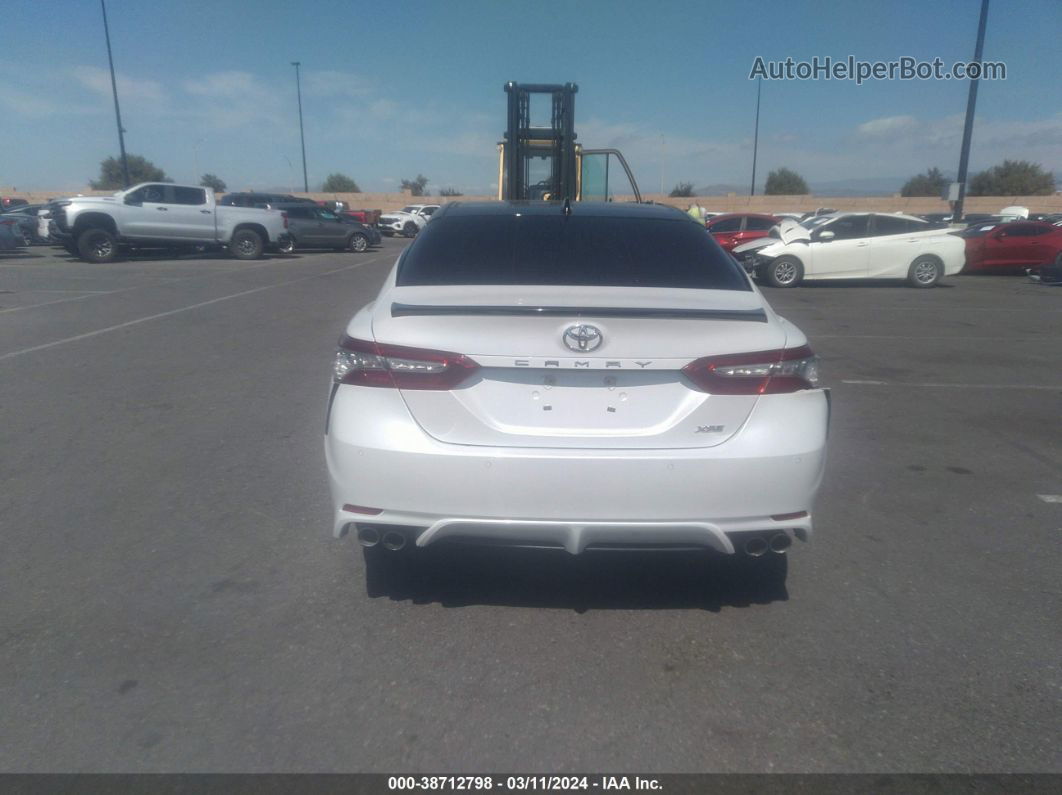 2019 Toyota Camry Xse V6 White vin: 4T1BZ1HKXKU021925