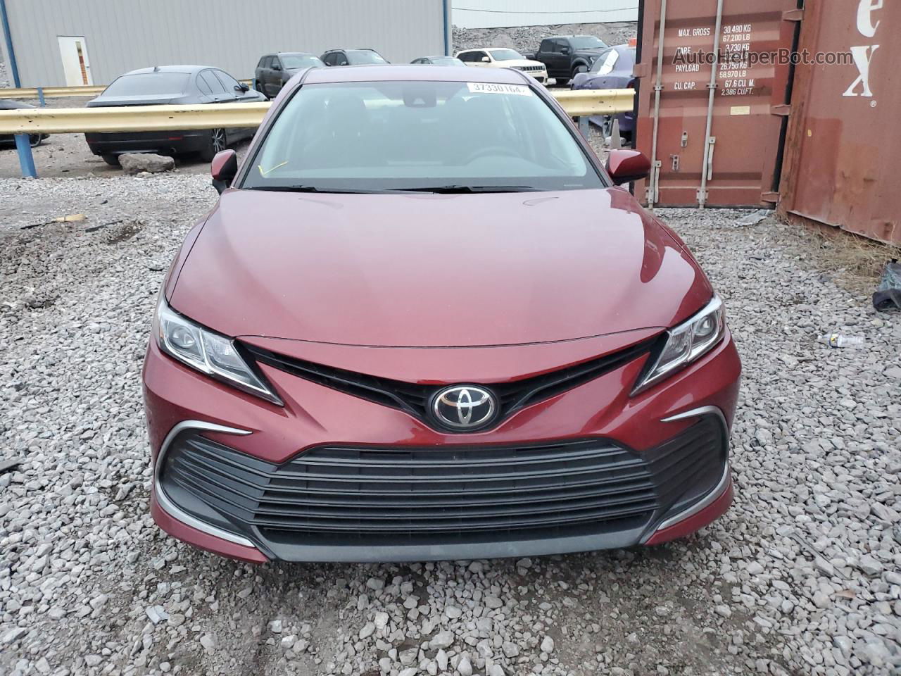 2021 Toyota Camry Le Red vin: 4T1C11AK1MU475795