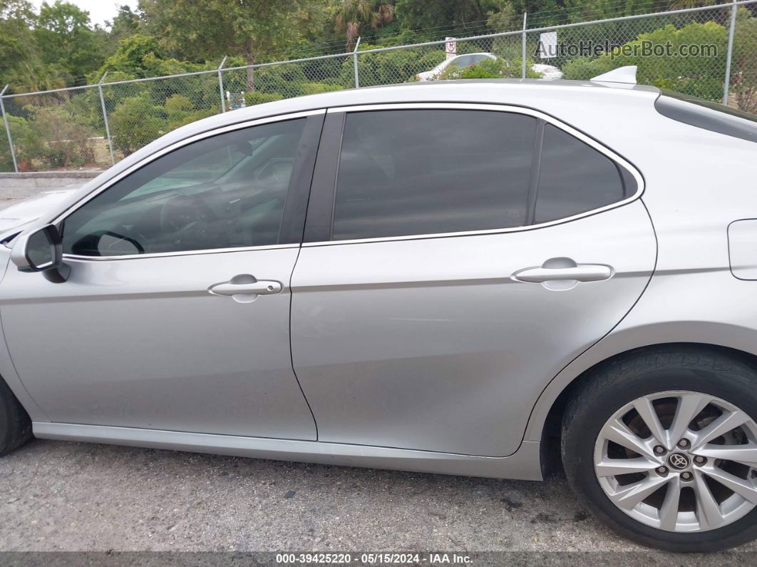 2021 Toyota Camry Le Silver vin: 4T1C11AK1MU482925