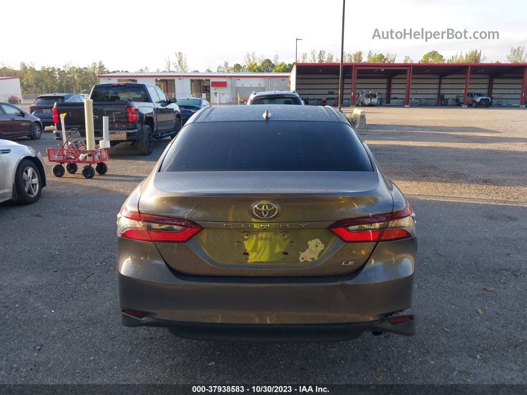 2021 Toyota Camry Le Gray vin: 4T1C11AK1MU518094