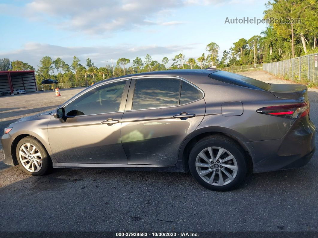 2021 Toyota Camry Le Gray vin: 4T1C11AK1MU518094