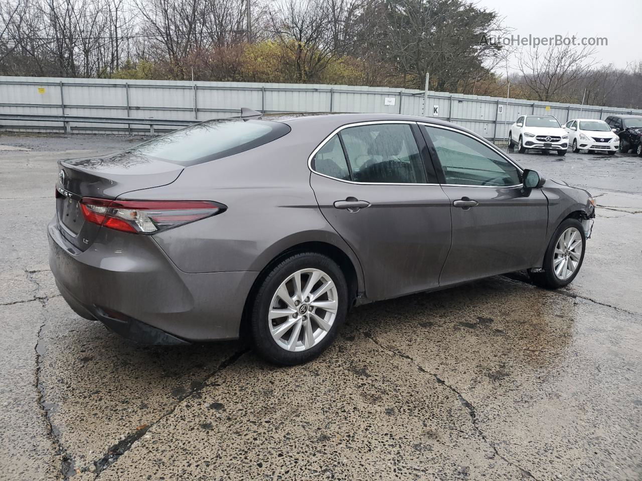 2021 Toyota Camry Le Gray vin: 4T1C11AK1MU553797