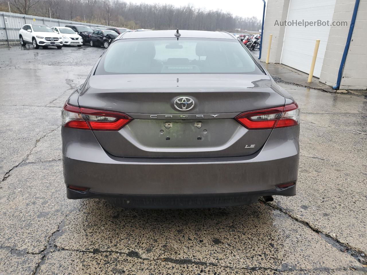 2021 Toyota Camry Le Gray vin: 4T1C11AK1MU553797