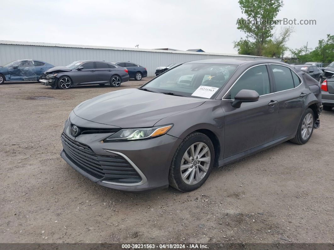 2021 Toyota Camry Le Черный vin: 4T1C11AK1MU579008