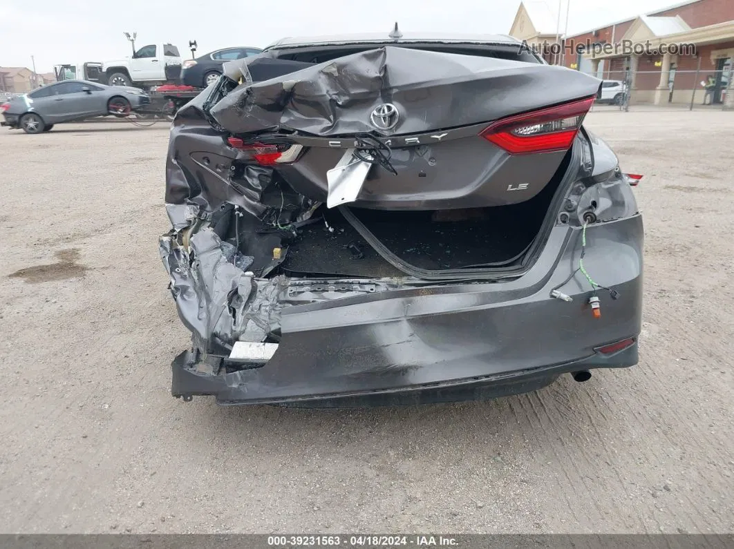 2021 Toyota Camry Le Черный vin: 4T1C11AK1MU579008