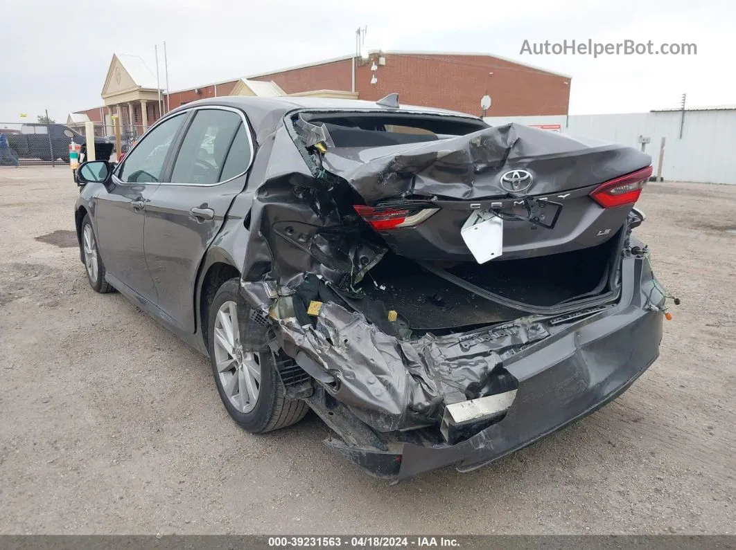 2021 Toyota Camry Le Черный vin: 4T1C11AK1MU579008