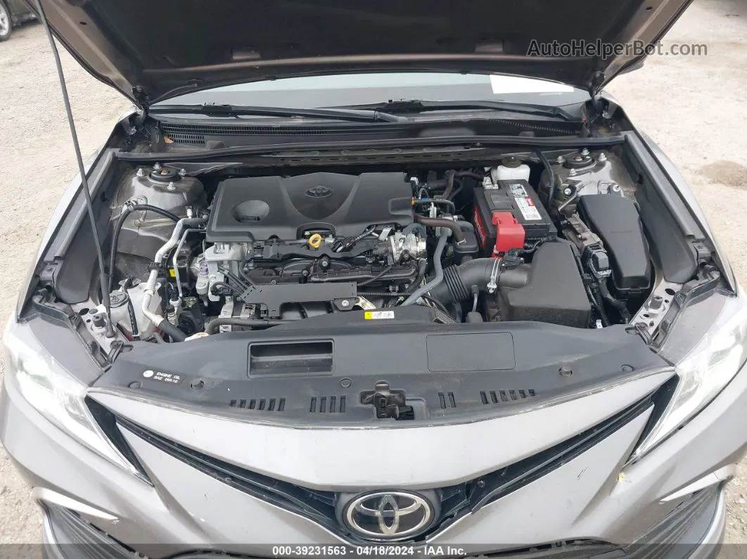 2021 Toyota Camry Le Черный vin: 4T1C11AK1MU579008