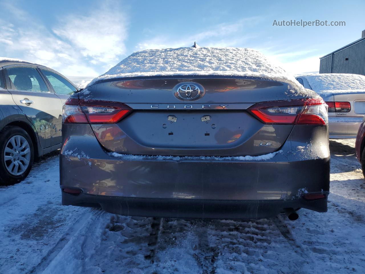 2021 Toyota Camry Le Серый vin: 4T1C11AK2MU573914