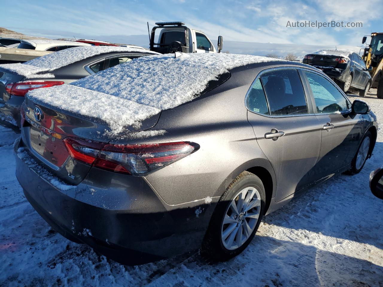 2021 Toyota Camry Le Gray vin: 4T1C11AK2MU573914