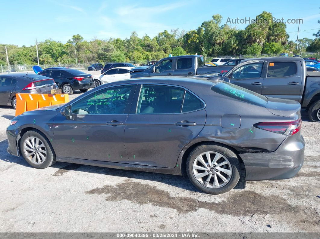 2021 Toyota Camry Le Gray vin: 4T1C11AK2MU600643