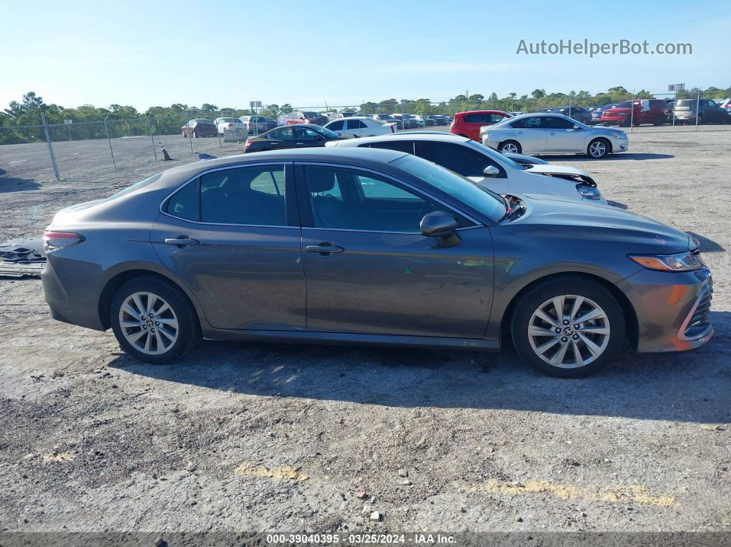 2021 Toyota Camry Le Gray vin: 4T1C11AK2MU600643