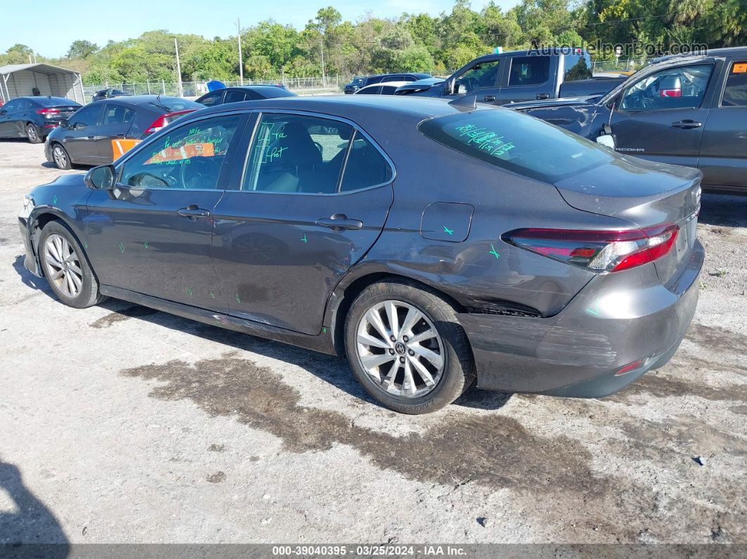 2021 Toyota Camry Le Gray vin: 4T1C11AK2MU600643