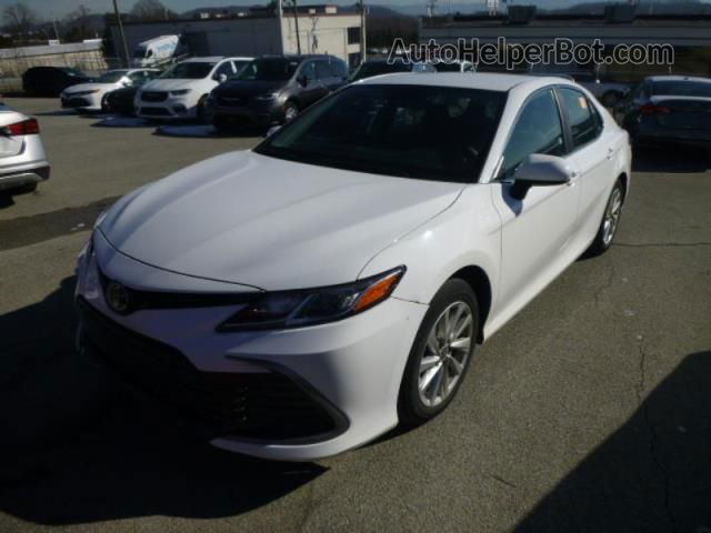 2021 Toyota Camry Le Белый vin: 4T1C11AK3MU437937