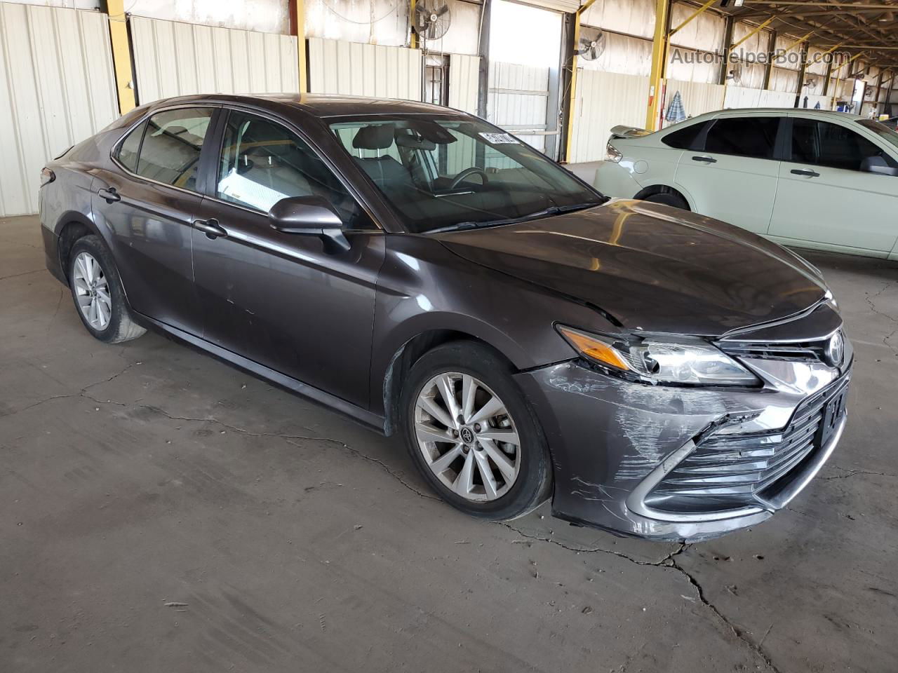 2021 Toyota Camry Le Gray vin: 4T1C11AK3MU461462