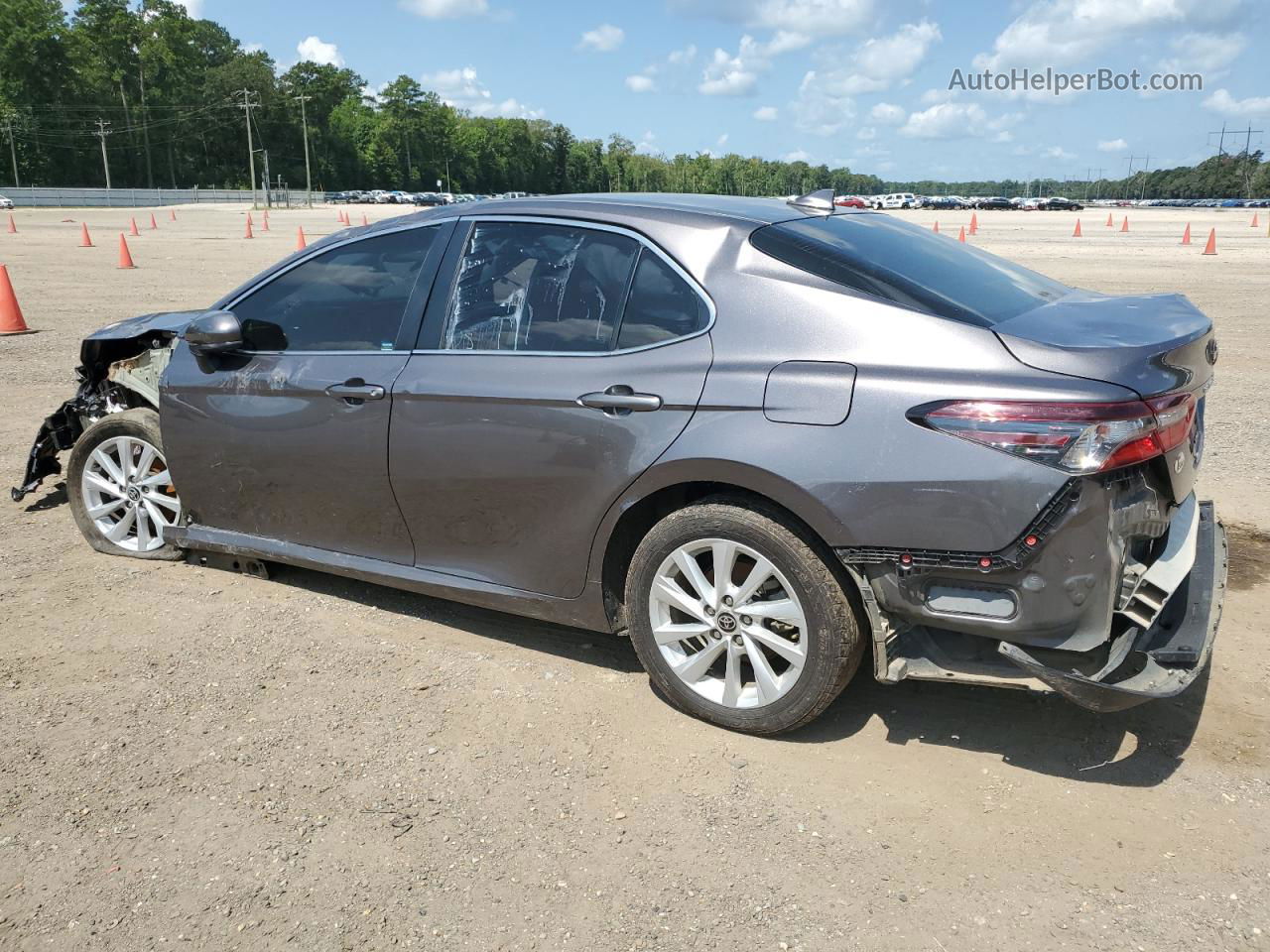 2021 Toyota Camry Le Серый vin: 4T1C11AK3MU472977