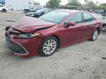 2021 Toyota Camry Le Red vin: 4T1C11AK3MU475930