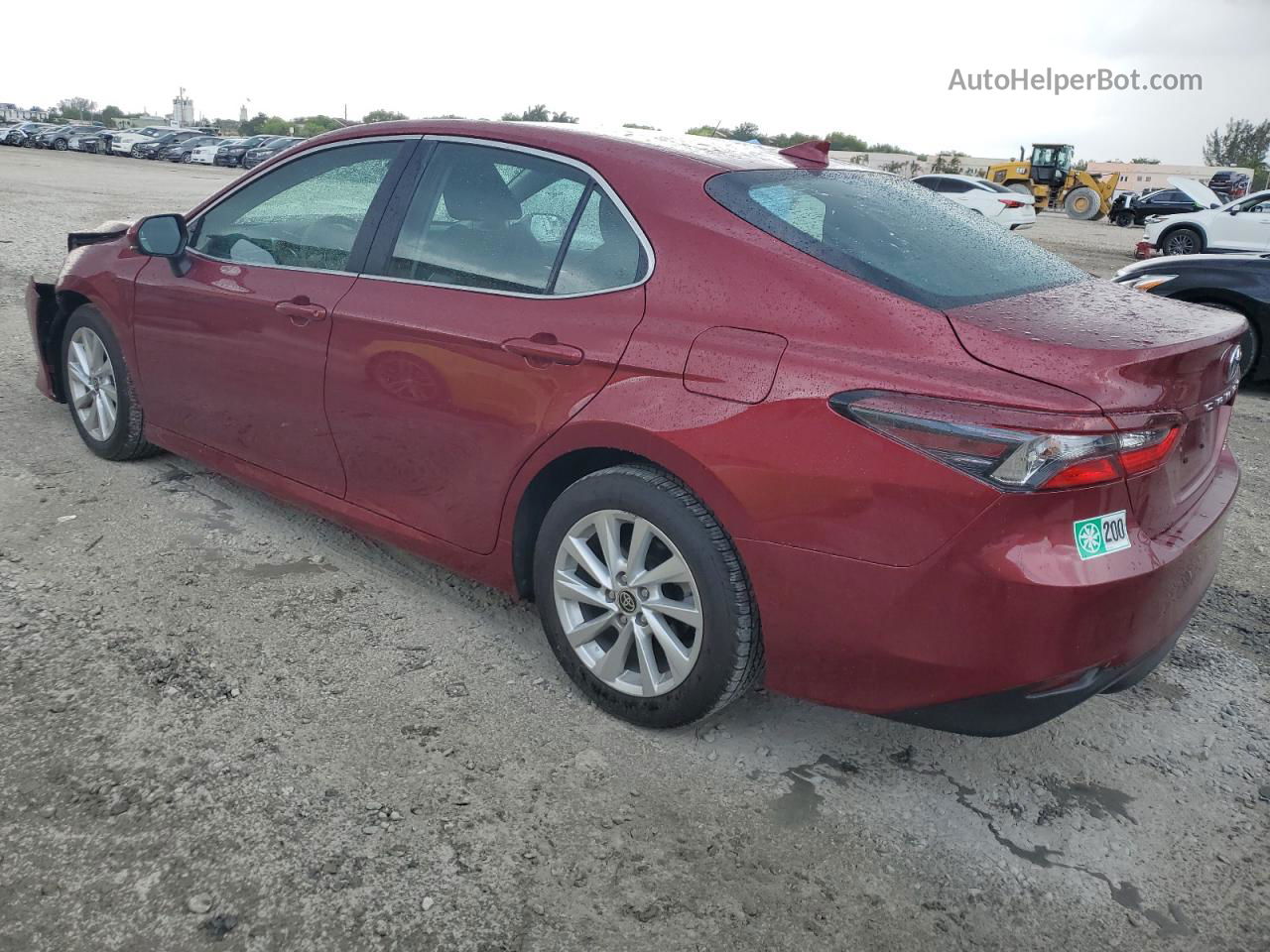 2021 Toyota Camry Le Red vin: 4T1C11AK3MU475930