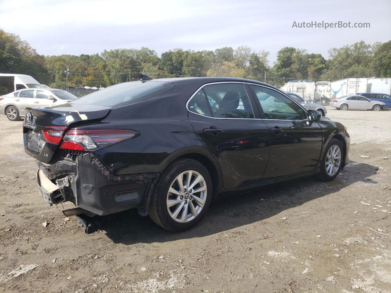 2021 Toyota Camry Le Black vin: 4T1C11AK3MU552571