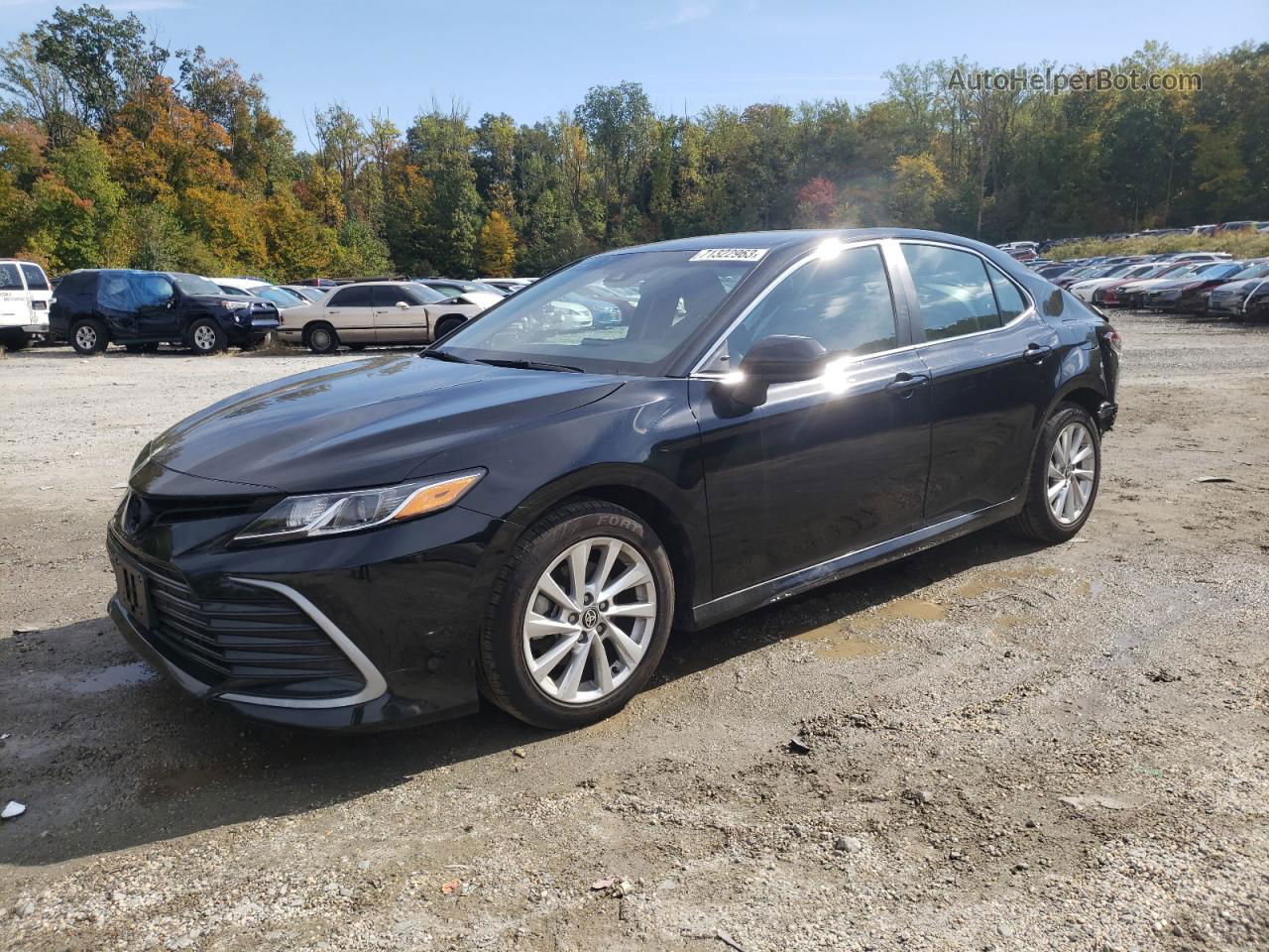 2021 Toyota Camry Le Black vin: 4T1C11AK3MU552571