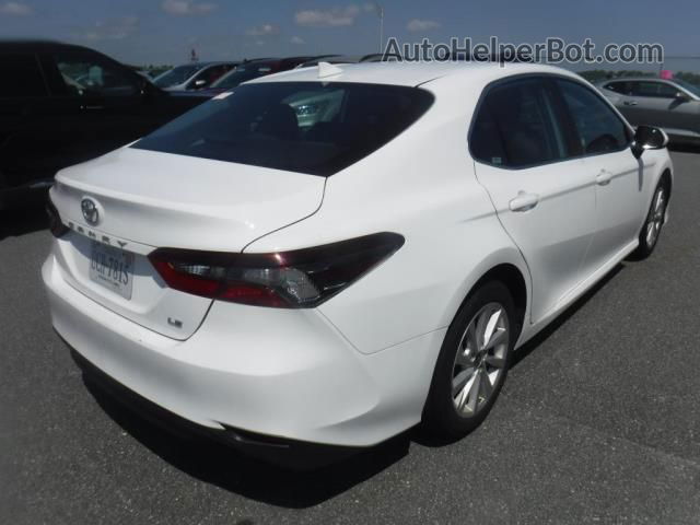 2021 Toyota Camry Le Белый vin: 4T1C11AK3MU588969