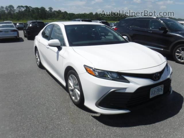 2021 Toyota Camry Le Белый vin: 4T1C11AK3MU588969