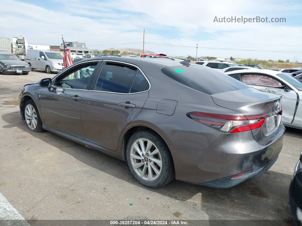 2021 Toyota Camry Le Gray vin: 4T1C11AK3MU593427