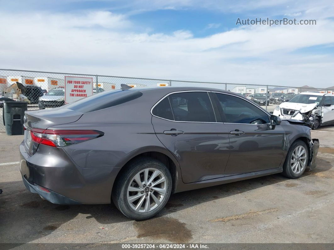 2021 Toyota Camry Le Gray vin: 4T1C11AK3MU593427