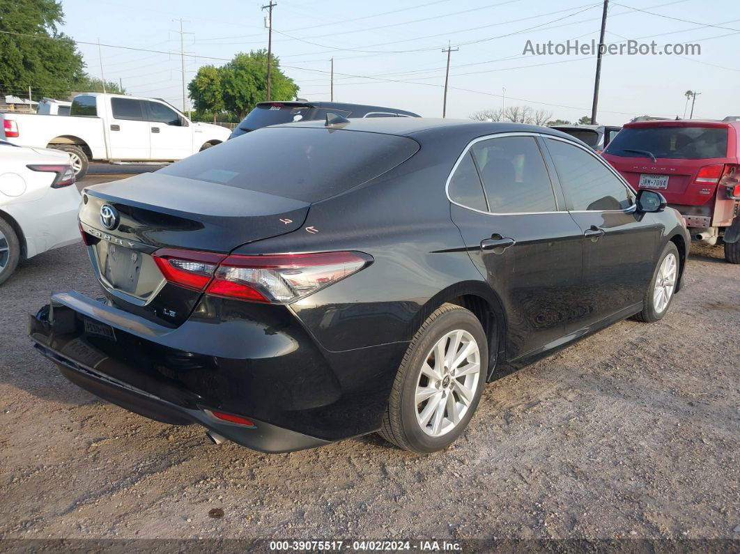 2021 Toyota Camry Le Black vin: 4T1C11AK4MU447876