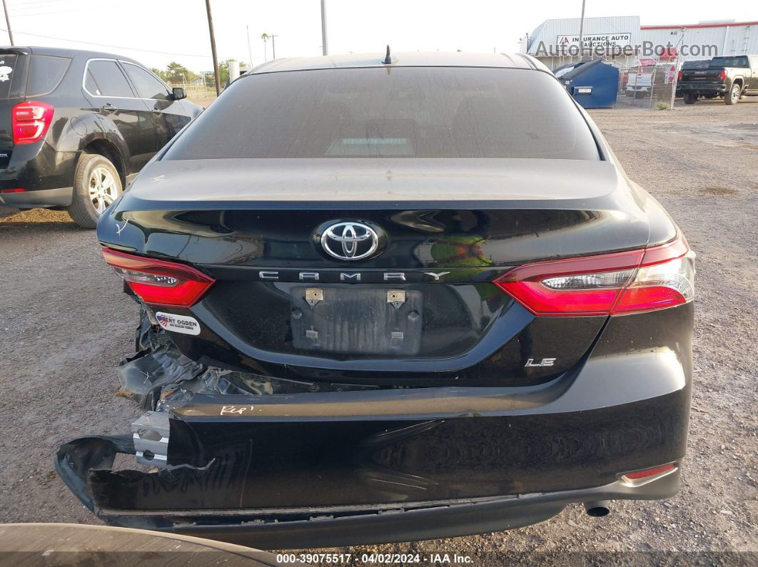 2021 Toyota Camry Le Black vin: 4T1C11AK4MU447876