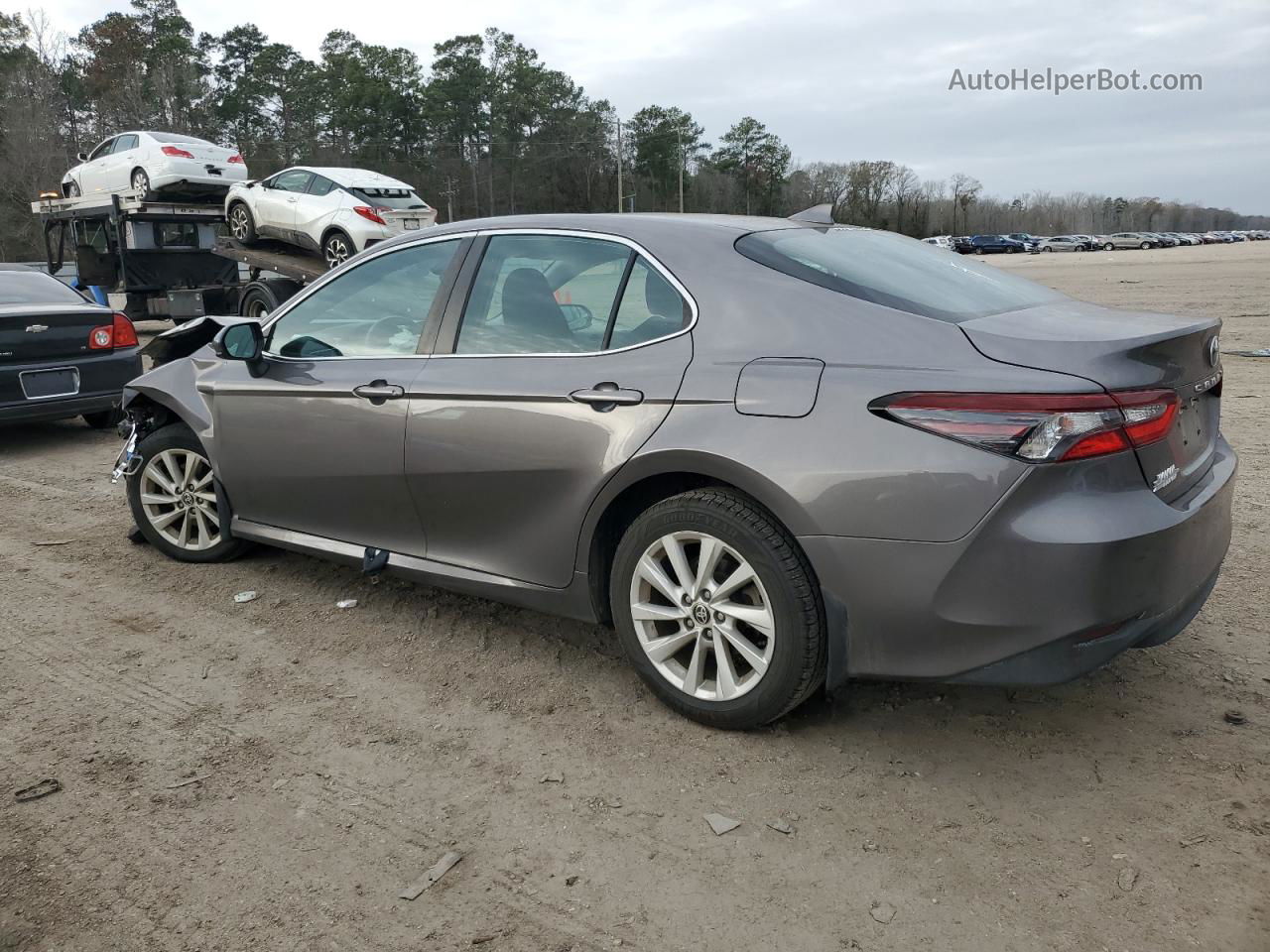 2021 Toyota Camry Le Gray vin: 4T1C11AK4MU543104