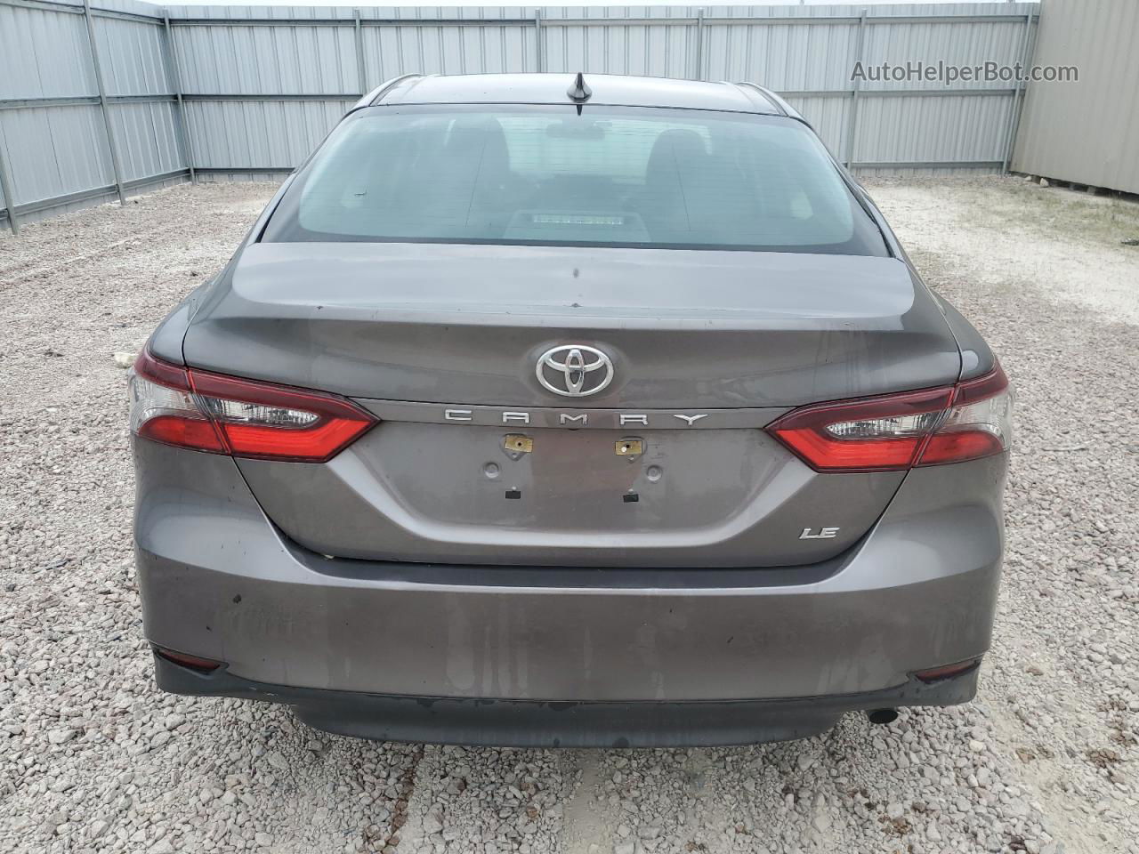 2021 Toyota Camry Le Gray vin: 4T1C11AK4MU559318