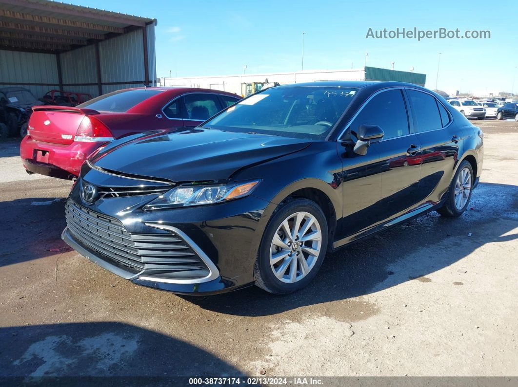 2021 Toyota Camry Le Black vin: 4T1C11AK5MU453377