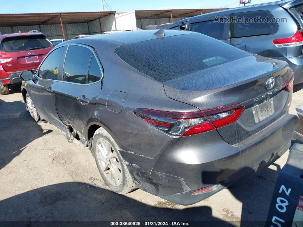 2021 Toyota Camry Le Gray vin: 4T1C11AK5MU586995