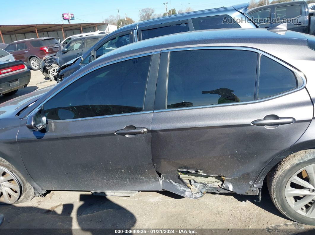 2021 Toyota Camry Le Gray vin: 4T1C11AK5MU586995