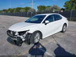 2021 Toyota Camry Le White vin: 4T1C11AK6MU590537