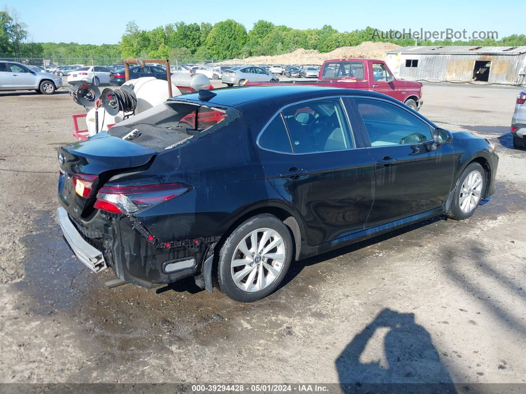 2021 Toyota Camry Le Черный vin: 4T1C11AK7MU553562