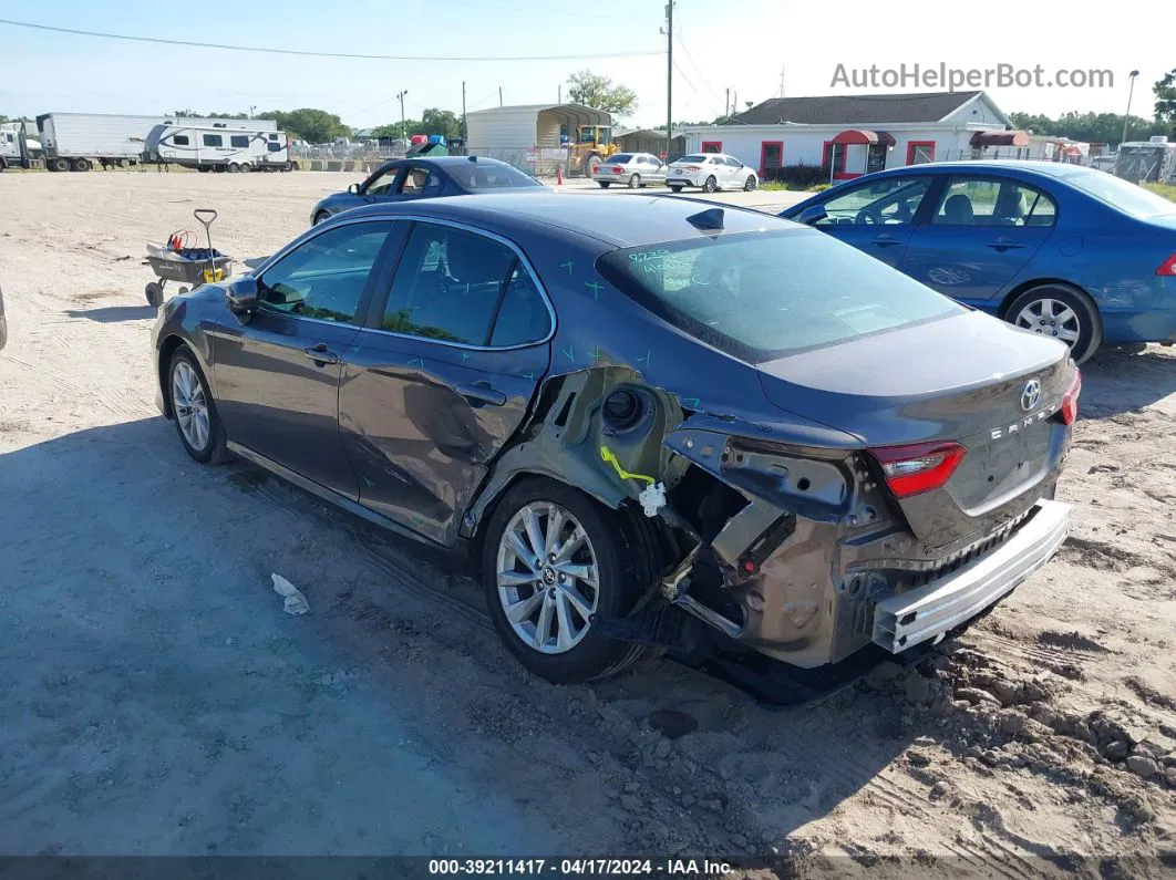 2021 Toyota Camry Le Gray vin: 4T1C11AK7MU599067