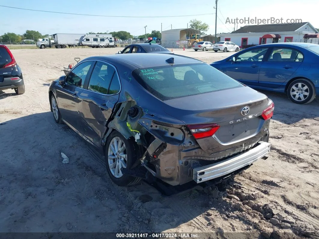 2021 Toyota Camry Le Gray vin: 4T1C11AK7MU599067