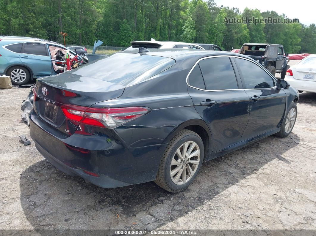 2021 Toyota Camry Le Black vin: 4T1C11AK8MU519629