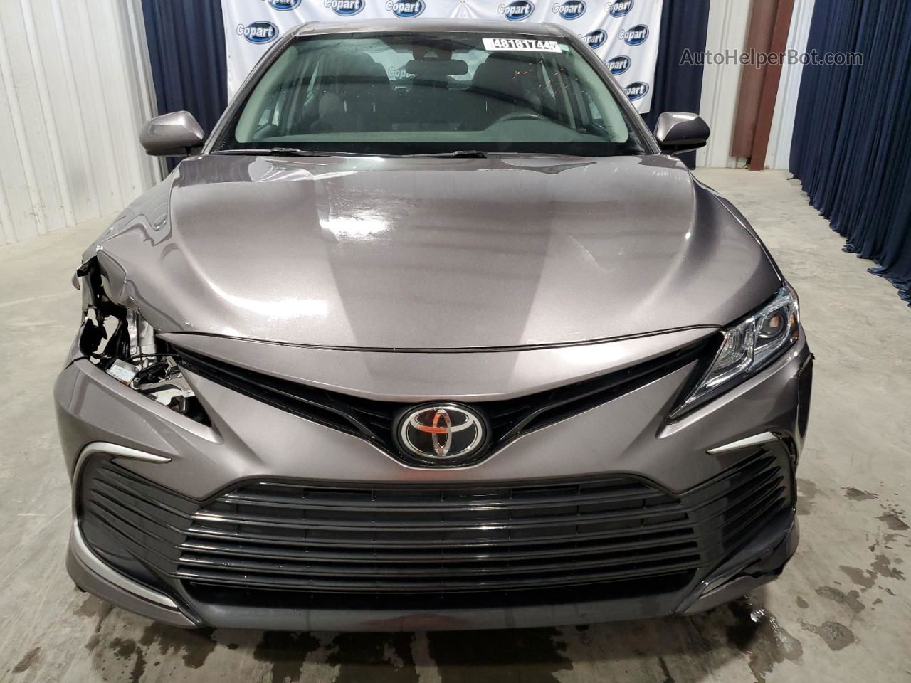 2021 Toyota Camry Le Gray vin: 4T1C11AK9MU587132