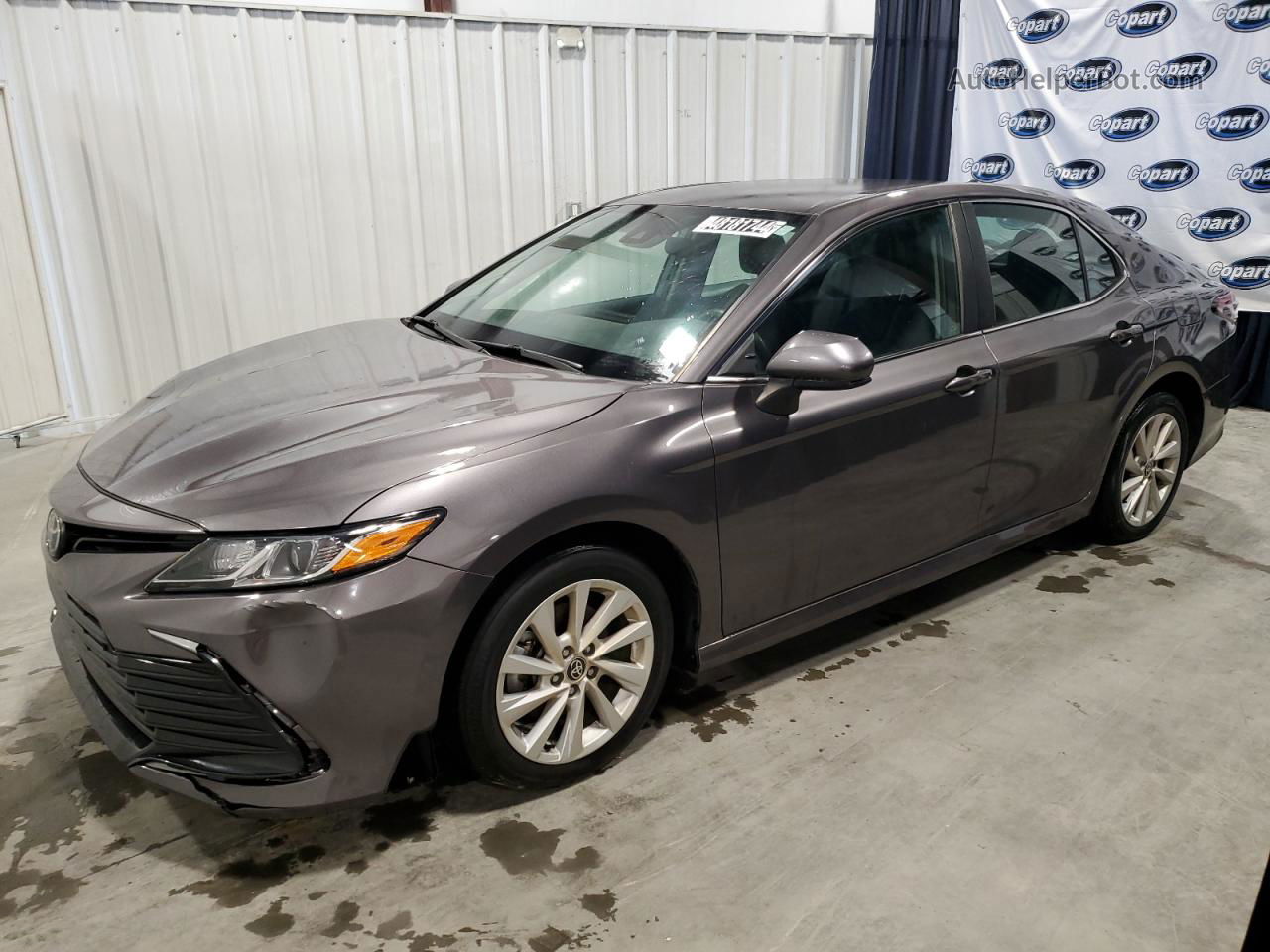 2021 Toyota Camry Le Gray vin: 4T1C11AK9MU587132