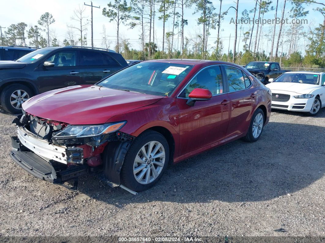 2021 Toyota Camry Le Красный vin: 4T1C11AKXMU483667