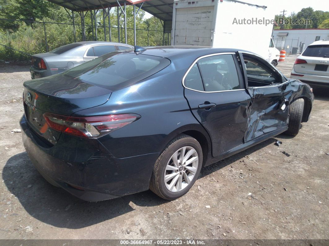 2021 Toyota Camry Le Синий vin: 4T1C11AKXMU512486