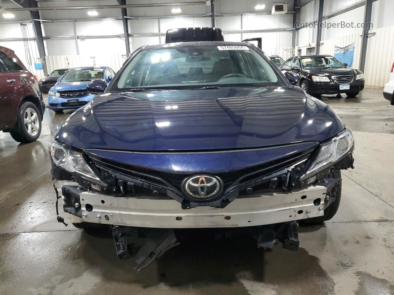 2021 Toyota Camry Le Blue vin: 4T1C11AKXMU610577