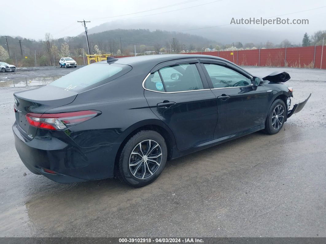 2021 Toyota Camry Le Hybrid Black vin: 4T1C31AK4MU569695