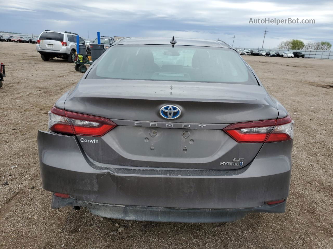 2021 Toyota Camry Le Gray vin: 4T1C31AK7MU551093