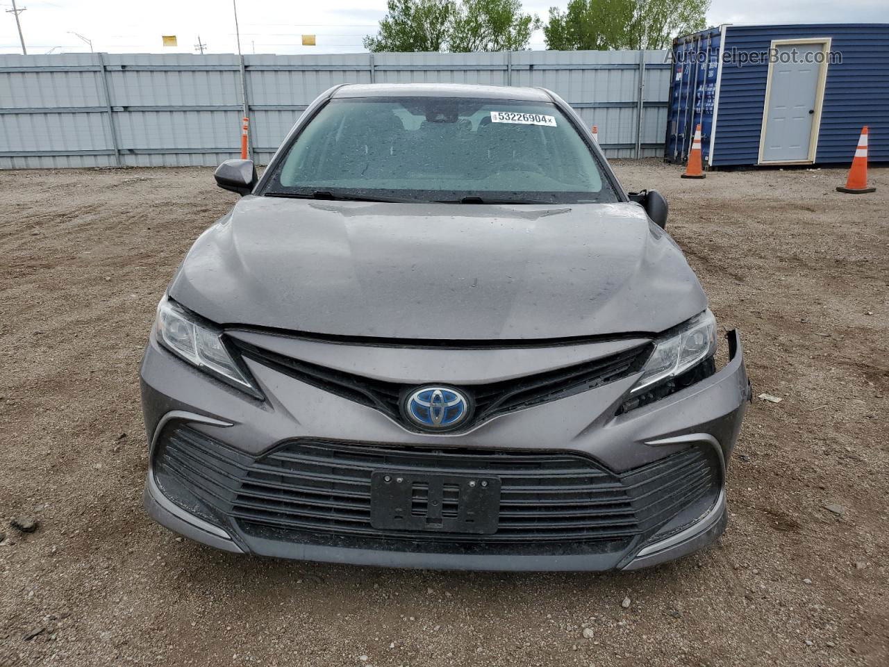 2021 Toyota Camry Le Gray vin: 4T1C31AK7MU551093